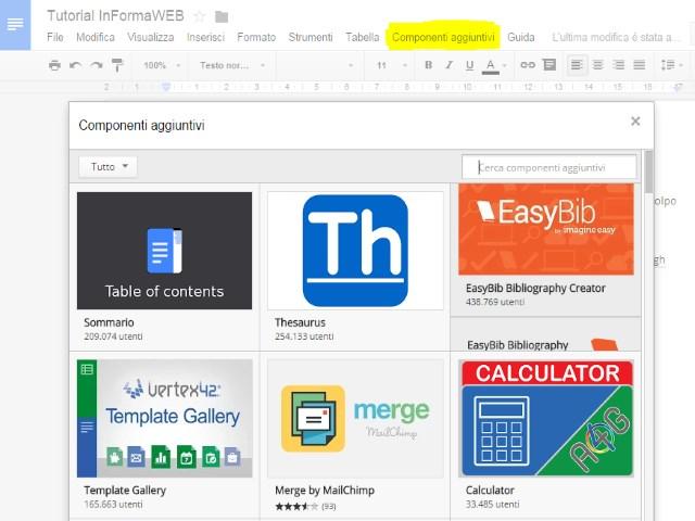 Google Drive Add-Ons Componenti Aggiuntivi e Sheets Script Cosa sono? Come usarli?