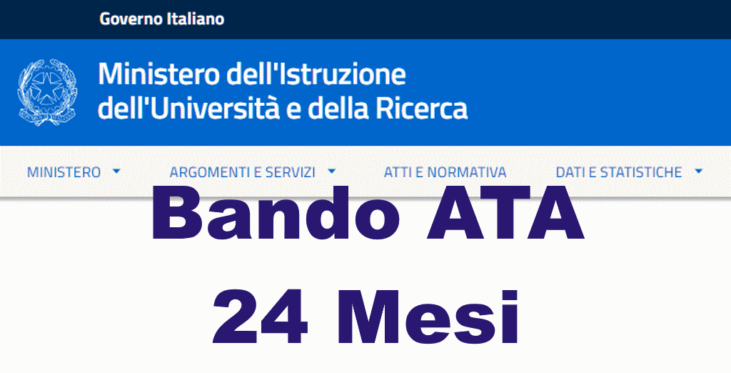 2019 Bando Ata 24 Mesi Servizio Requisiti Concorso A Titoli