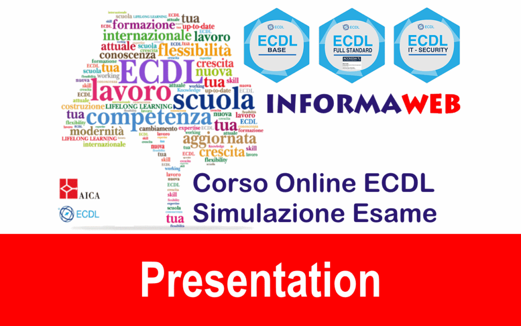 Nuova ECDL Modulo 6 Presentation