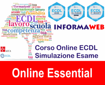 Simulazioni ECDL Modulo 2 Internet Online Essentials Simulatore Esami AICA Test Corso Online Quiz