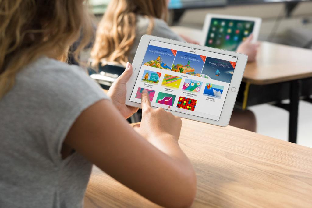Swift Playgrounds a Scuola in Classe per Coding e Robotica Educativa