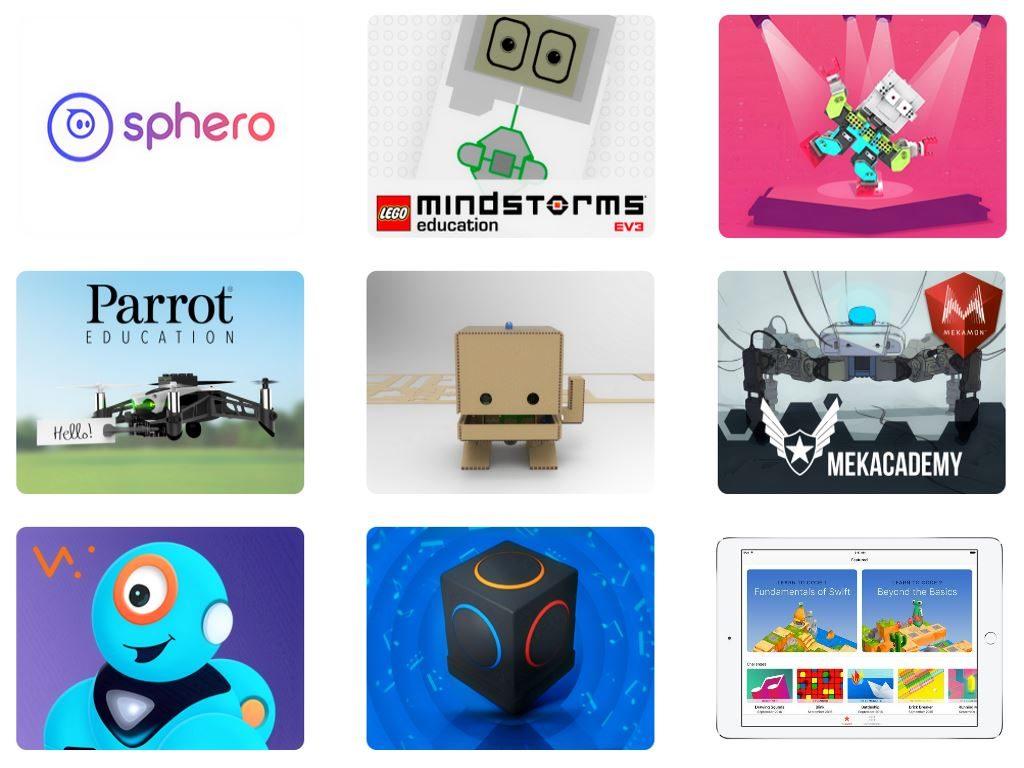 Swift Playgrounds Robotica Educativa controllo Robot e Droni
