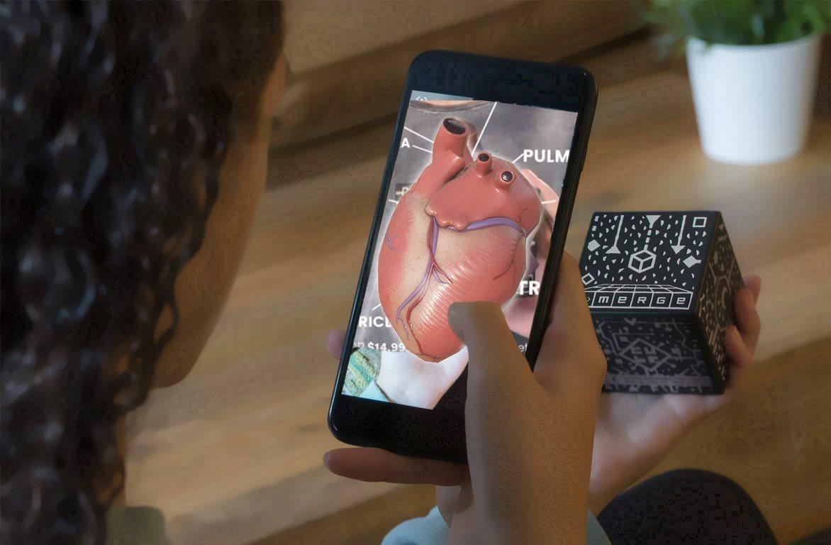 🧊Learning app augmented reality VR/AR free. Making paper or giant Merge Cube that students can create at home as a DIY project 15 Merge Cube uso App