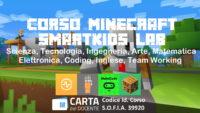 Imparare giocando con Minecraft STEM Scienze Tecnologia Matematica Coding Corsi per bambini 8+