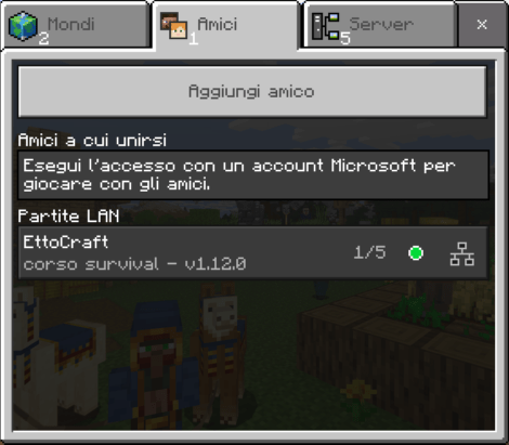 Minecraft giocare in Multiplayer rete locale LAN Wi-Fi