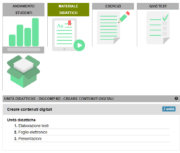 DIGCOMP M3 - CREARE CONTENUTI DIGITALI Corso Online